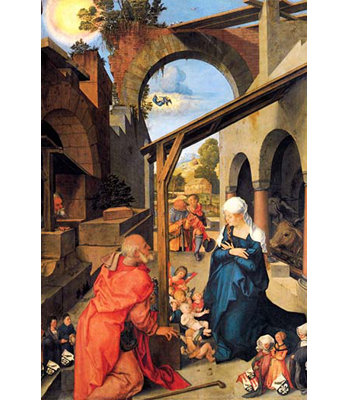 « birth of christ » par albrecht durer-impression