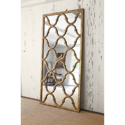 Fret Flat Floor Mirror