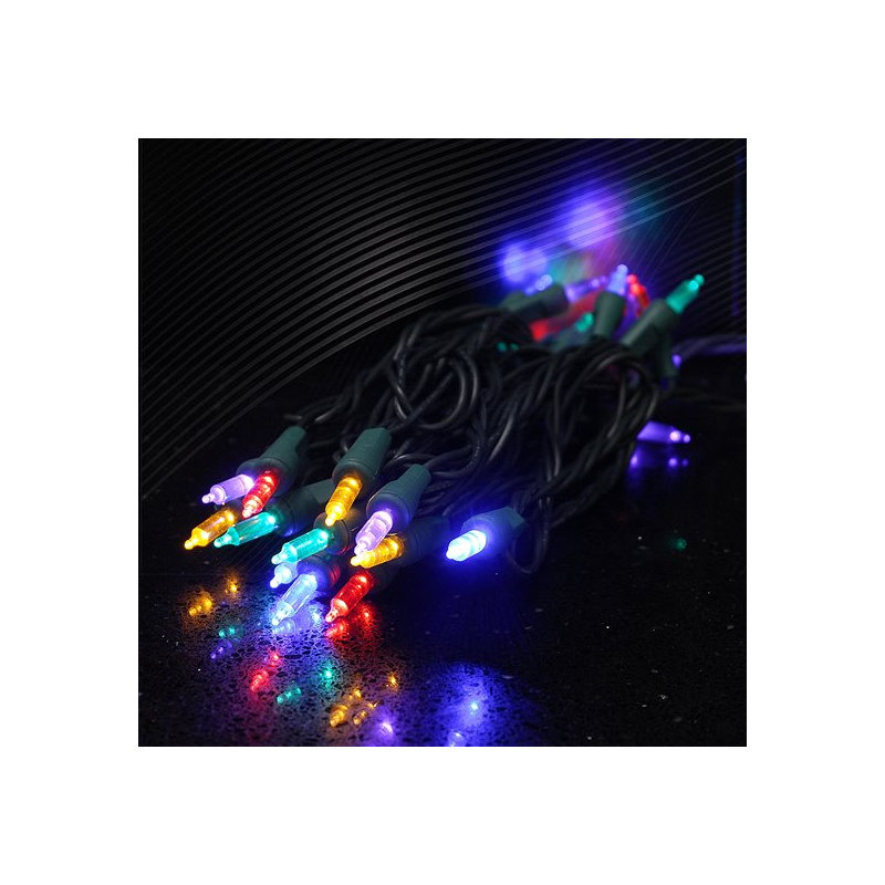Guirlande de 50 lumières, Multicolore