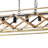 Alexia 5 - Light 35.04"W Black/Light Wood Pendant