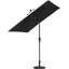 Parasol gris avec table de marché George Oliver-1098835166