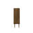 Bogart 35" Mid-Century Modern 2-Door Accent Cabinet with 4 Shelves in Rustic Brown-104843085
