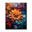 Horloge murale kaléidoscopique Curl Flower I - Abstract Spirals-1740222150
