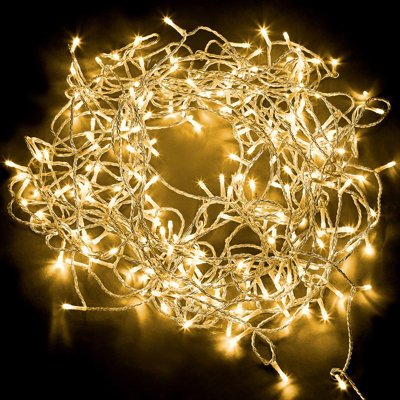NETTA Fairy String Lights with Clear Cable and 8 Different Modes - 500 LED / 50M Lit-Length