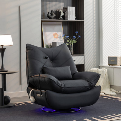 270 Swivel Glider Recliner Chair, Power Recliner Rocking Chair, USB Port Charge -  House On Tree, HBLIN0711-W1752P175454