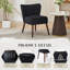 Chaise d'appoint moderne en velours, chaise de salon rembourrée-622840963