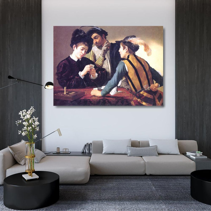 Cardsharps, 35" H x 48" W
