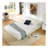 Queen Size Upholstered Bed Frame With Chenille Fabric With Pleated Design,Grounded Queen Size Platform Bed With Headboard And Frame. No Box Spring Needed-Beige-1245186506