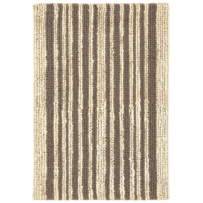 Calder Stripe Grey Handwoven Jute Rug