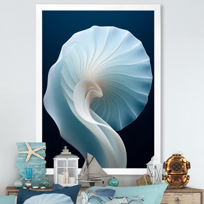 " Azure Abyss Nautilus Spiral I "
