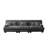 3-Seater Sectional Sofa Modular Deep Seat Sofa Couch, Chenille Sofa Soft Comfy Upholstered Furniture For Living Room, Apartment, Studio, Office, Chenille