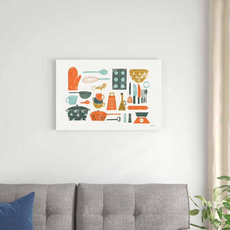 Cuisine rétro I, H 30 po x l 20 po x P 1,25 po
