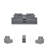 Craven 3-Piece Power Reclining Sectional