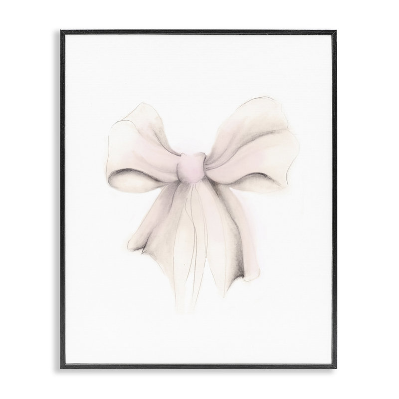 Giclée sur ruban doux pâle par Studio Q, Giclée encadrée noir minuit, H 14 po x l 11 po