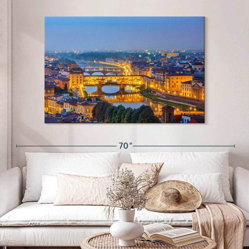 Ravi Florence By Nightfall, 34" H x 51" W