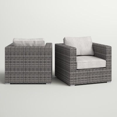 Meltham Fully Assembled Patio Chair with Cushions