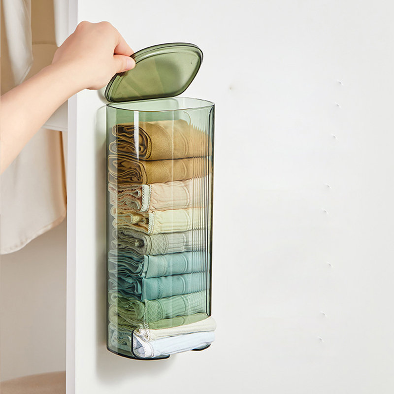 Support de sac en plastique, Vert