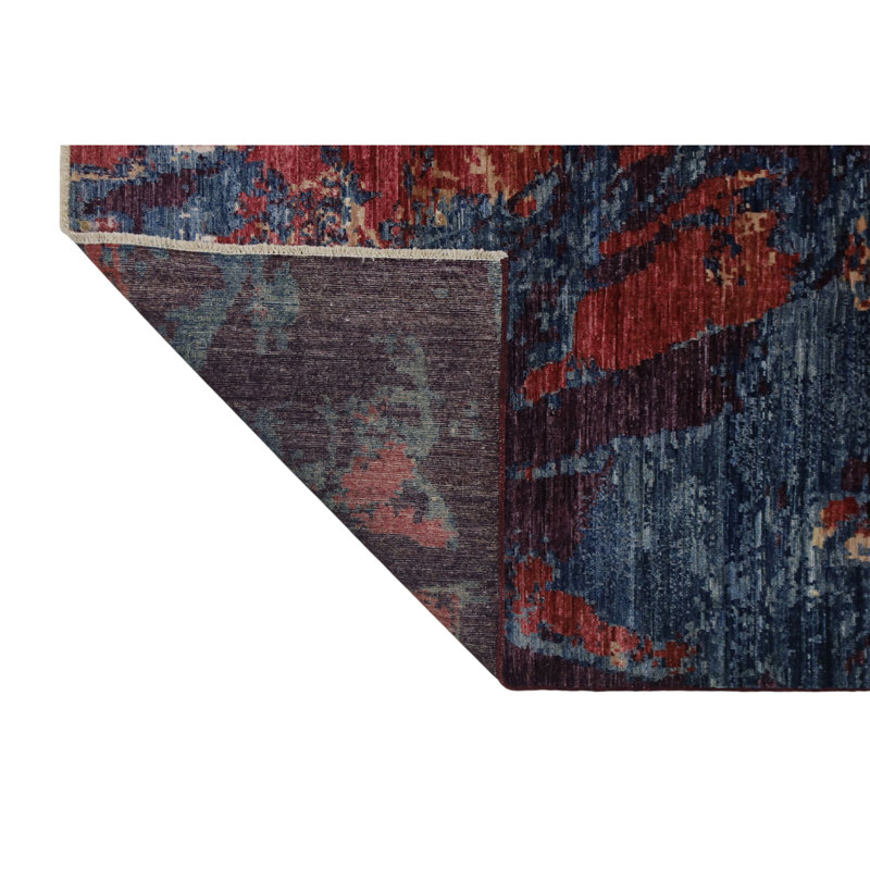Hand Knotted Wool Area Rug