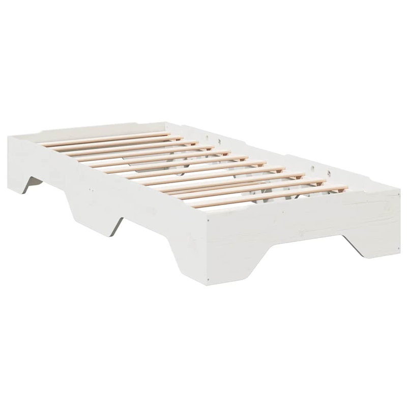 Solid Wood Bed, European Single (90 x 200 cm)