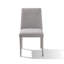 Chaise d'appoint en tissu gris clair