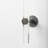 Beige Shade W/Transparent Body Wall Sconce