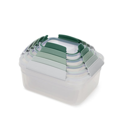 FOOD CONTAINERS WITH NEST LOCK LIDS