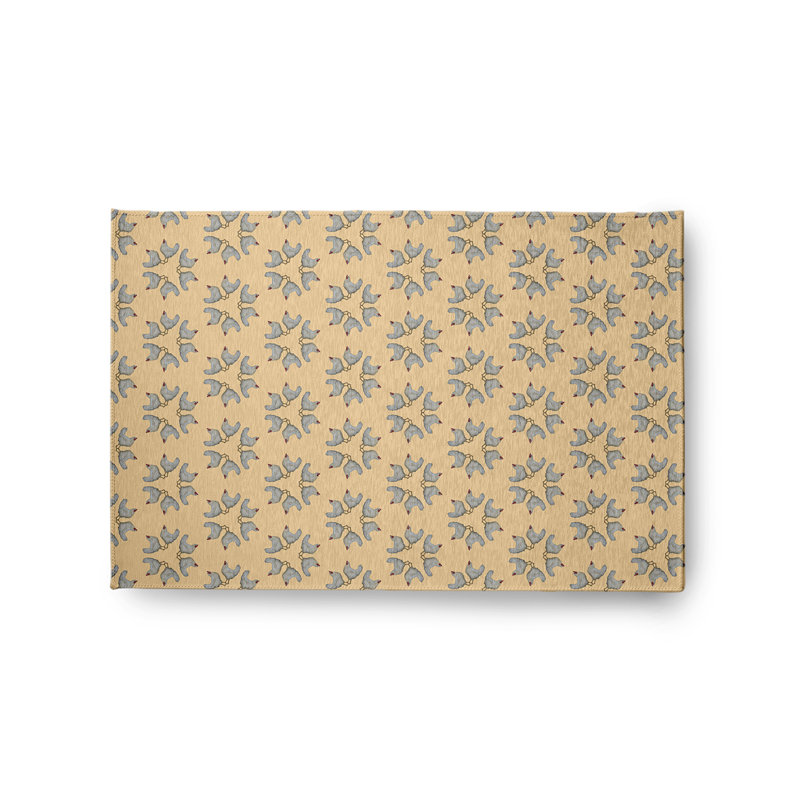 Elioth Chenille Animal Print Indoor Rug, Rectangle 2' x 3'