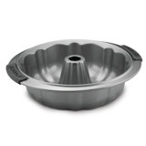 Anolon Advanced Bakeware Nonstick Fluted Mold Pan, 9.5 Inch, Gray