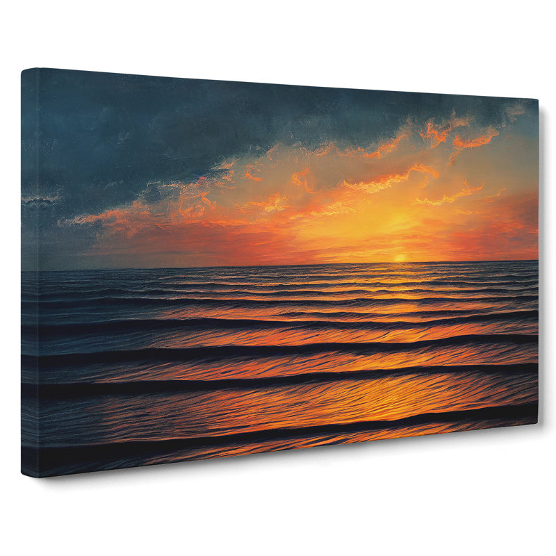 Sunset Seascape Vol.3 - Wrapped Canvas, 40cm H x 60cm W x 3cm D