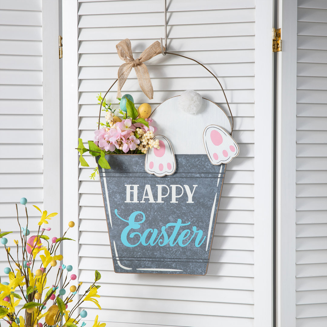 Easter Wooden Bunny Eggs Wall Décor The Holiday Aisle®
