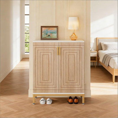 Durable Shoe Racks Organizer,Spacious Shoe Cabinet,Entryway Shoe Cabinet