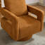 Fauteuil demi-tonneau pivotant rembourré Riqui-1866479122