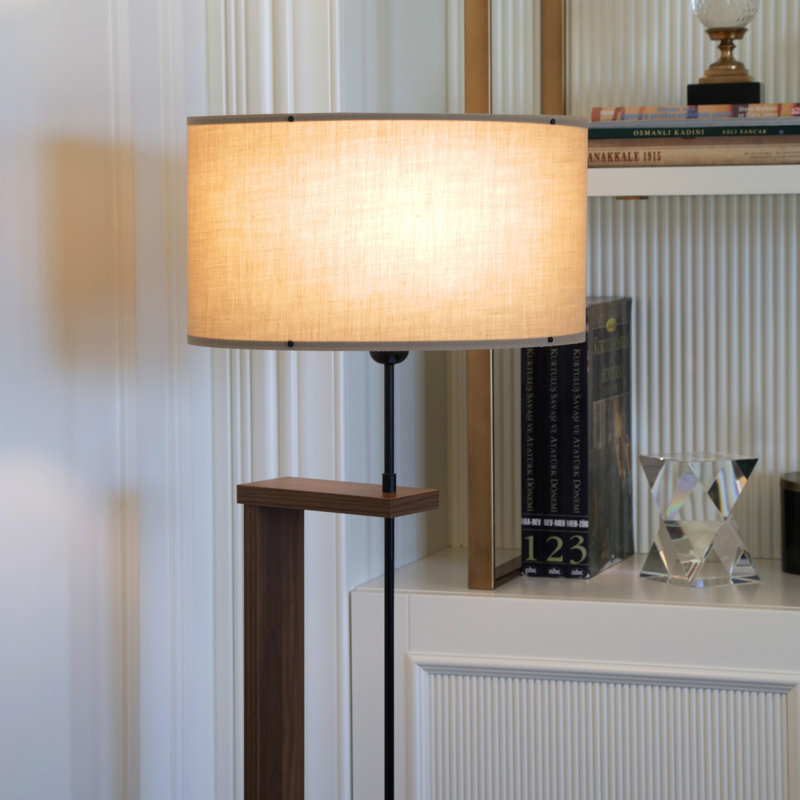 Claunch 150cm Traditional Floor Lamp, Mink