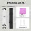 10 pi. L 10 pi. D Auvent escamotable en acier-106943163