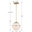 Truax Brian Patrick Flynn 1-Light Globe Pendant-30737110