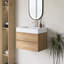 Meuble-lavabo mural 30 po avec lavabo à surface solide intégré-30157742