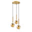 Arona 3 - Light Black/Gold Cluster Pendant