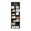 Bibliothèque à 8 niveaux Kyngsten, bibliothèque, organisateur de rangement, 12 x 24 x 71, pin ambre-118229471-118229472