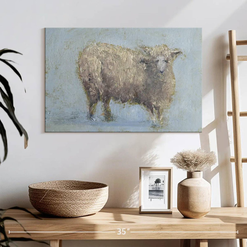 Sheep Strut I, H 16 po x l 24 po