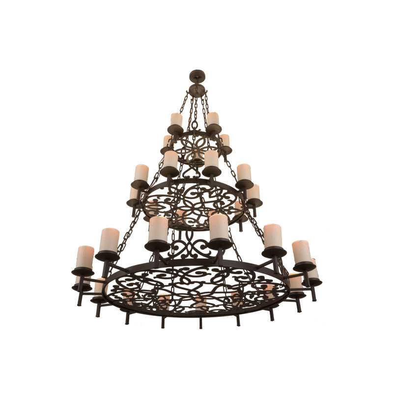 Rustic Lodge 30 - Light Chandelier