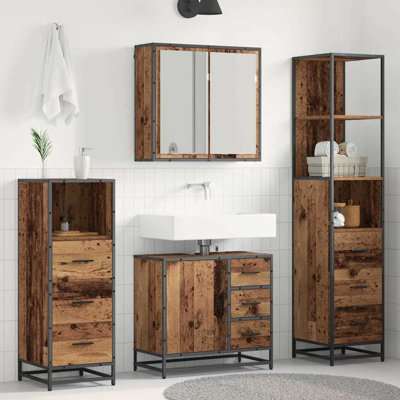 Vanity & Mirror Set