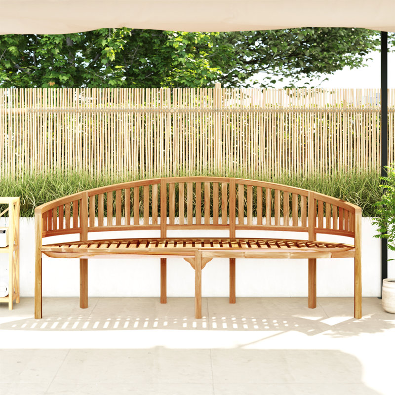 Crane Solid Wood Outdoor Bench