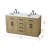 Ahner 60 inch Double Bathroom Vanity-174981255