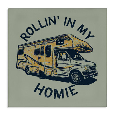 Rollin' In My Homie Canvas Wall Art by Jedco Brands, Inc.