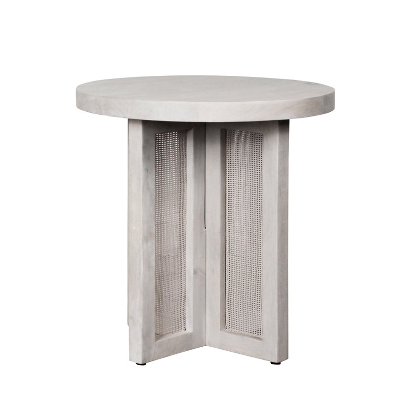 Cowdry Solid Wood Top End Table