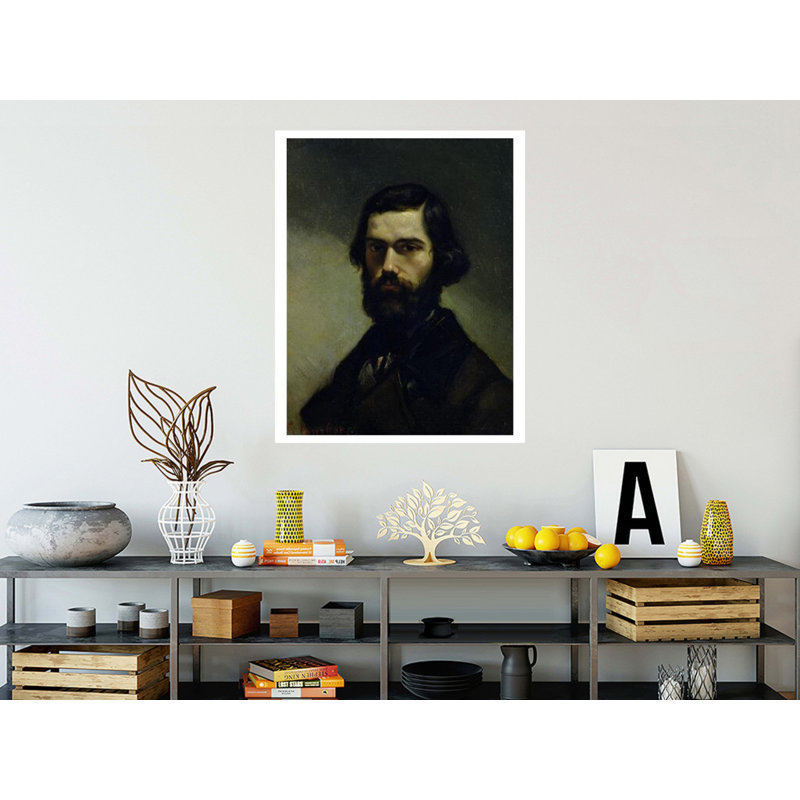 Portrait de Jules Valles, impression de Gustave Courbet, H 40 po x l 32 po