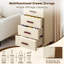 Organisateur de rangement en plastique pour tiroir, commode 4 tiroirs