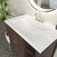 Meuble-lavabo simple 30 po avec plateau en céramique Cheris-167818180