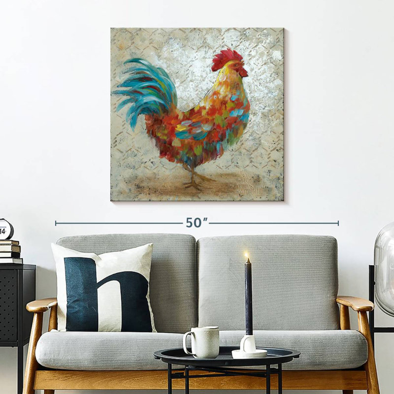 Brampt Fancy Rooster I, H 30 po x l 30 po