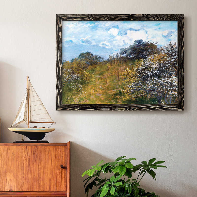 " Springtime, 1873 ", Black, 18" H x 26" W x 1.5" D
